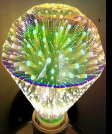 Pháo hoa 3D trang trí bóng đèn LED với kim cương vuông Loại 5W 100g