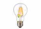 Bóng đèn LED dây tóc vàng 130lm / W, Bóng đèn tiết kiệm năng lượng LED với chứng chỉ UL ES