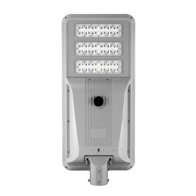 Ánh sáng ngoài trời LED thương mại 200lm / W Ánh sáng đường phố năng lượng mặt trời với các tấm đơn tinh thể Tùy chọn năng lượng tùy chỉnh