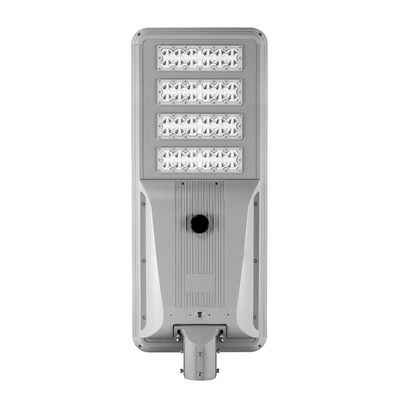 Ánh sáng ngoài trời LED thương mại 200lm / W Ánh sáng đường phố năng lượng mặt trời với các tấm đơn tinh thể Tùy chọn năng lượng tùy chỉnh