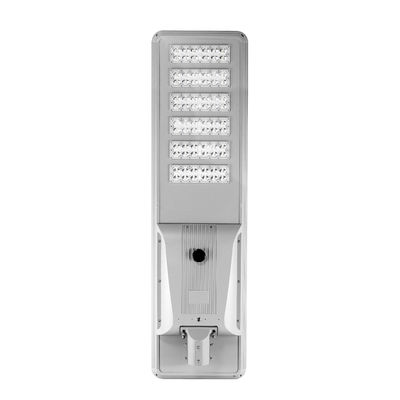 Ánh sáng ngoài trời LED thương mại 200lm / W Ánh sáng đường phố năng lượng mặt trời với các tấm đơn tinh thể Tùy chọn năng lượng tùy chỉnh